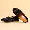 Zapatos de Abuela Estilo Antiguo de Pekín para Mujeres Mayores, Zapatos Planos de Goma, Cómodos para Personas de Mediana Edad y Mayores, Talla Pequeña, Boca Baja, Estilo Mamá