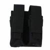 Saco Duplo Pequeno Lanterna Bag 9mm Colete Molle Duplo Saco Acessório Saco de ferramenta EDC ao ar livre