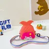 Nueva Bolsa de Silicona Ecológica para Auriculares, Linda Bolsa Cruzada de Sirena, Bolso de Hombro Arcoíris, Bolsa de Silicona de Dibujos Animados