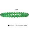 Pulsera unisex sencilla de alta gama para viajeros, con cuentas de piedra calientes de 6 mm transfronterizas de Europa y Estados Unidos, cuerda elástica para hombre y mujer que combina con todo.
