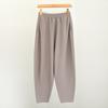 Calça de Lã Tricô Casual Estilo Polvo Calibre 16, Calça de Vovó Balão Solta Emagrecedora