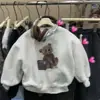 Sudadera de otoño e invierno para niños y bebés, con forro polar, gruesa, diseño de Mickey Mouse de dibujos animados, unisex, lana de alpaca, cuello redondo, sin capucha, top grueso de polar