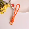 Cordón de cuentas DIY, tejido a mano con un nudo simple, adecuado para teléfonos móviles, porta-tarjetas de muñecas, mochilas, llaveros y correas de muñeca