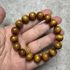Pulseira de Nanmu Seda Dourada de Sichuan 2.0 Material Antigo Veio de Dragão Onda d'Água Madeira Afundada Unissex Pulseira de Contas de Oração 108 Contas