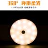 Lámpara de dormitorio lámpara de pared para sala de estar LED redonda simple inducción de cuerpo humano pasillo pasillo lámpara de pared inalámbrica portátil venta al por mayor