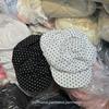 Lindo Punto de Ola Combinando Estilo Coreano Transpirable Suéter para Mujer Gorra de Periodista Sombrero de Nube para Mujer Sombrero de Fiesta Compras Tendencia