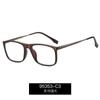 95353 Gafas Clásicas de Negocios para Hombre con Luz Anti-Azul Tr90 Flexibles y Cómodas, Se Pueden Adaptar con Lentes, Gafas de Negocios para Hombre de Montura Pequeña