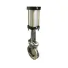 Especializados en la producción de válvula de compuerta de cuchilla neumática de acero inoxidable PZ673X-10P válvula de compuerta de cuchilla circular DN 100 200 300