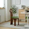 Silla con Llave de Sirena Estilo Francés, Silla de Comedor de Madera Maciza, Nueva Silla de Lujo para Uso Doméstico, Silla con Respaldo de Diseñador, Mesa y Sillas de Comedor Vintage