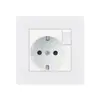 Branco Europeu Tipo 86 Parede Eu Transfronteiriço 16A Padrão Alemão Regulamentos de Exportação Interruptor Plug de Carregamento USB+Tipo-C