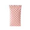 Bolsa automática de cuero a cuadros para gafas, funda de almacenamiento para gafas de sol de PU, bolsa de almacenamiento para gafas