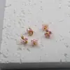 Mini Flor Suzuki Enrolada Flor de Resina Acessórios de Pingente DIY Mini Joias Brincos de Contas Material para Pulseira