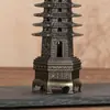 Quemador de Incienso Vertical Torre Wenchang, Soporte para Incienso, Quemador de Incienso de Madera de Águila para Uso Doméstico, Incienso de Sándalo, Adorno Hueco para Mesa de Té