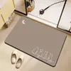 Alfombrilla antideslizante de barro de diatomeas, alfombrilla de baño de estilo simple fácil de cuidar, alfombrilla para entrada de inodoro resistente a la suciedad y absorbente de agua estilo ins