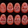 Colgante de buda zodiacal de calcedonia helada para hombres y mujeres, ágata blanca, amarilla, roja, verde, doce signos del zodíaco, colgante de jade de los ocho deidades guardianas