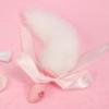 Plug Anal Cola de Zorro Lazo de Silicona Cola Corta Sm Backcourt Juguetes Alternativos Juguetes Sexuales para Adultos