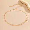 Estilo Bohemio Transfronterizo Europeo y Americano Cadena de Hueso de Serpiente Personalizada Cadena para el Cuerpo Versátil para Mujer Mínimalista Doble Capa temu Cadena Caliente para la Cintura