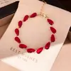 Pulsera Geométrica de Corazón con Circonita Ultra Brillante Dopamine, Lujo Ligero, Gama Alta, Pulsera Exquisita, Moderna y Versátil, Elegante Accesorio para la Mano