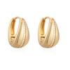 Austrália Europa Antiga e América Transfronteiriça Nicho Simples Ouro Real Galvanizado Zircônia Brincos Femininos INS Moda Luxo Leve High-end Brincos Novo