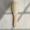 Atacado do Fabricante Pente de Madeira de Lótus Comb de Bolinhas Comb para Cabeleireiro Comb Massageador com Bolsa de Ar Pode Ser Processado com Logotipo
