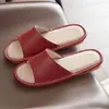 Pantuflas de Cuero Genuino Haining para Mujer, Nuevas para el Hogar, Interiores, Antideslizantes, Transpirables, Resistentes al Desgaste, Pantuflas de Lino, Suela de Tendón, para Hombre, Interiores