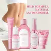 Para Yema de Rosa Piel Tierna Sal de Baño Fragante Serie Íntima Femenina Hidratante Humectante Cuidado Íntimo Todo Inglés Transfronterizo