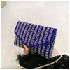 Bolsos Transfronterizos, Bolsos Populares para Mujer, Cadenas, Bolsos Cuadrados Pequeños Súper Brillantes Incrustados de Diamantes, Bolsos Cruzados, Bolsos de Noche de Celebridad Modernos y Versátiles