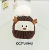 Nuevos Sombreros de Otoño e Invierno Estilo Coreano para Niños y Niñas, Lindos Sombreros de Oruga de Dibujos Animados a Prueba de Viento y Cálidos con Protección para los Oídos para Bebés