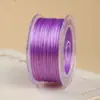 Corda Elástica com Contas de Alta Elasticidade, Pulseira de Contas Budistas Resistente ao Desgaste, Pulseira de Cristal, Elástico de Borracha com Contas, Corda de Fio de Seda Plana
