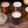 Taza de cera de alúmina 8*9 vela de aromaterapia Taza de cera de aluminio se puede hacer logo Taza de soporte para velas de aleación de aluminio Taza de vela de metal