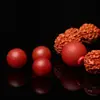 Cuentas Redondas de Ágata Nanhong Baoshan Nanhong Colorido Rojo Caqui Sueltas para Manualidades DIY Accesorios para Pulseras Bodhi