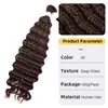 Cabelo Cru Onda Profunda Cabelo Real Cabelo para Aplique Pacote de Cabelo Real Peruca Real Cabelo Humano para Tranças