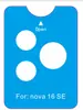 Adequado para protetor de lente Huawei nova 16 SE, destacável, fácil de aplicar, película de lente resistente a arranhões e ao desgaste