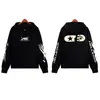 Marca Tendência High Street Europeia e Americana Hell Star Vintage Lavado Velho Casual Solto Manga Curta Moletom com Capuz Calças Terno