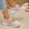 2026 Nuevos Zapatos de Mujer Transpirables de Tallas Grandes para Dropshipping Transfronterizo en Amazon, Zapatos de Madre, Zapatos sin Cordones, Zapatos Planos para Mujer