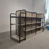 Estante de Exhibición tipo Isla de Gancho Premium de Doble Cara Minso Soporte de Exhibición Ajustable para Papelería y Mercancía de Tienda Departamental