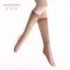 Dream rhyme 3326 color sólido sexy terciopelo antienganche seda calcetines de tubo de tres hilos ultrafinos fabricantes al por mayor