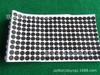 1.0CM redondo blanco negro en stock material de eliminación de bordes de almohadilla Eva fácil de rasgar autoadhesivo 3MM de grosor mueble antideslizante amortiguador pegatina para pie