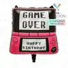 MECRLA Nuevo Juego Camuflaje Rosa Consola de Juegos Controladores Mario Globos de Papel de Aluminio Globos de Fiesta Accesorios