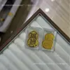 Adesivo de Telefone Ouro Puro 999 2mg Shuibei Adesivo Popular Dourado para Traseira de Telefone Loja de Ouro Transmissão ao Vivo Pequenos Presentes Físicos Varejo