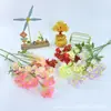 Produto de grande sucesso de vendas internacionais: Flores Artificiais Poplar Óleo Dolly para Painel de Casamento, Arranjos Florais, Exposições de Chão, Decoração de Casa Materiais Florais