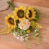 Ropa Adornada con Estrellas Flores Artificiales Hechas a Mano Diseño para el Hogar Ramo de Boda Decoración de Pared Flores Decorativas de Rosa Cf01587