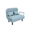 Sofá-Cama Dobrável, Dupla Utilidade, Simples, Sala de Estar Pequena, Cama Retrátil Multifuncional Individual Nova para Varanda, Almoço