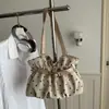 Relajada, plisada, diseño de lunares, nueva colección 2026, bolsa de mano elegante y de gran capacidad, bolso de mano, bolso de hombro y bolso de axila para mujer