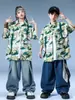 Ropa de Moda Hip-Hop para Niños Traje de Chaleco Roto para Niños hiphop Infantil Tambor Genial Guapo Costsize Masculino