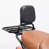 Adecuado para Longjia Victoria 150 Respaldo Plegable Portaequipajes Trasero Porta Bolsa Trasera de Carga Portaequipajes Trasero Modificación de Respaldo