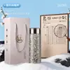 Termo de titanio puro de alta gama para negocios para mujeres, taza de bolsillo portátil, taza para la salud, taza de regalo de alta gama, personalizable