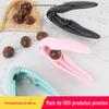 Plástico ABS Abridor de Castanha Clip Cruzado para Castanha Ferramenta para Castanha Clip de Castanha Descascador Tesouro de Castanha