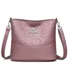Popular Bolso de Moda para Mujer, Bolso Cubo Elegante de Cuero Suave Multicapa, Bolso de Hombro Cruzado de Gran Capacidad para Madres de Edad Media