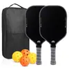 Remos de Pickleball de Fibra de Carbono T700 Transfronterizos Set Completo Raqueta de Pickleball Personalizada